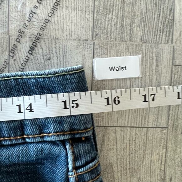 Levi's 514 Jeans Men’s Size 29x32* Slim Straight Fit Feathering Distressed Blue - Picture 10 of 13